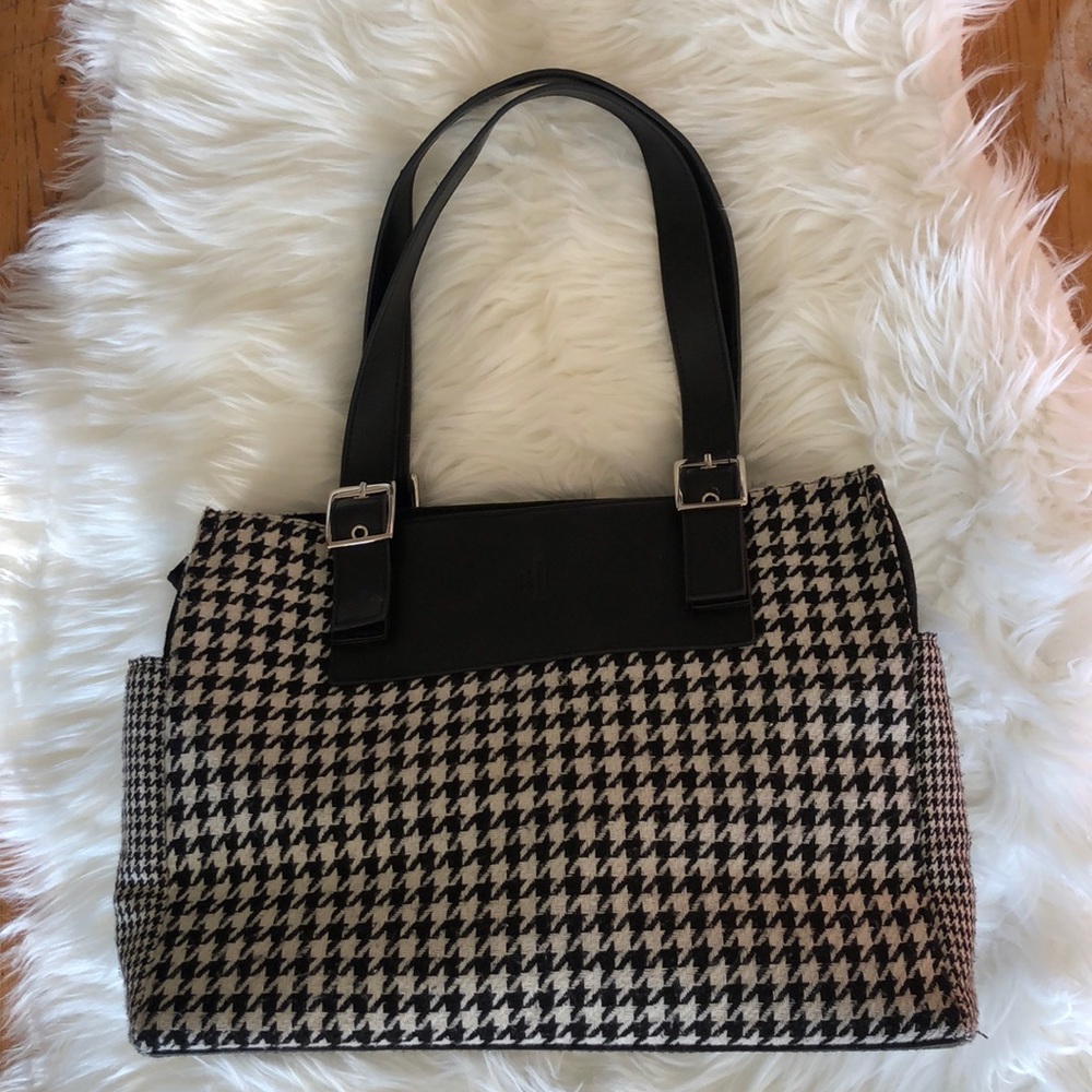 Ralph Lauren Houndstooth Purse